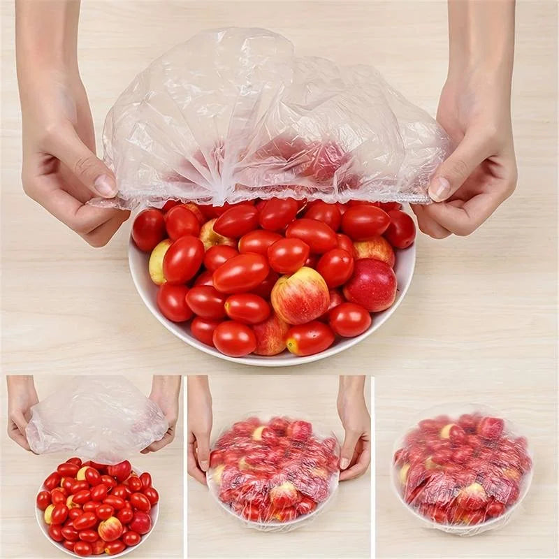 Reusable Food Wrap Storage Covers Bags for Bowl Elastic Plate Silicone Lid Cover Kitchen Fruit Plastic Fresh-Keeping Seal