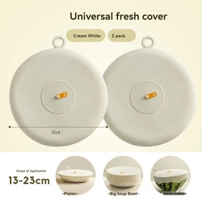 Reusable Self Sealing Lid Silicone Stretch Lids Universal Lid Silicone Bowl Pot Lid Silicone Cover Pan Cooking Food Fresh Cover